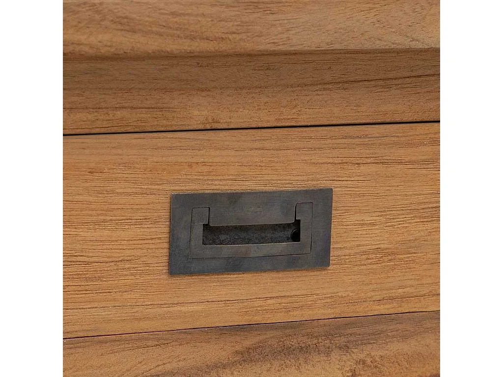 Panca in Legno Teak 90x30x40 cm