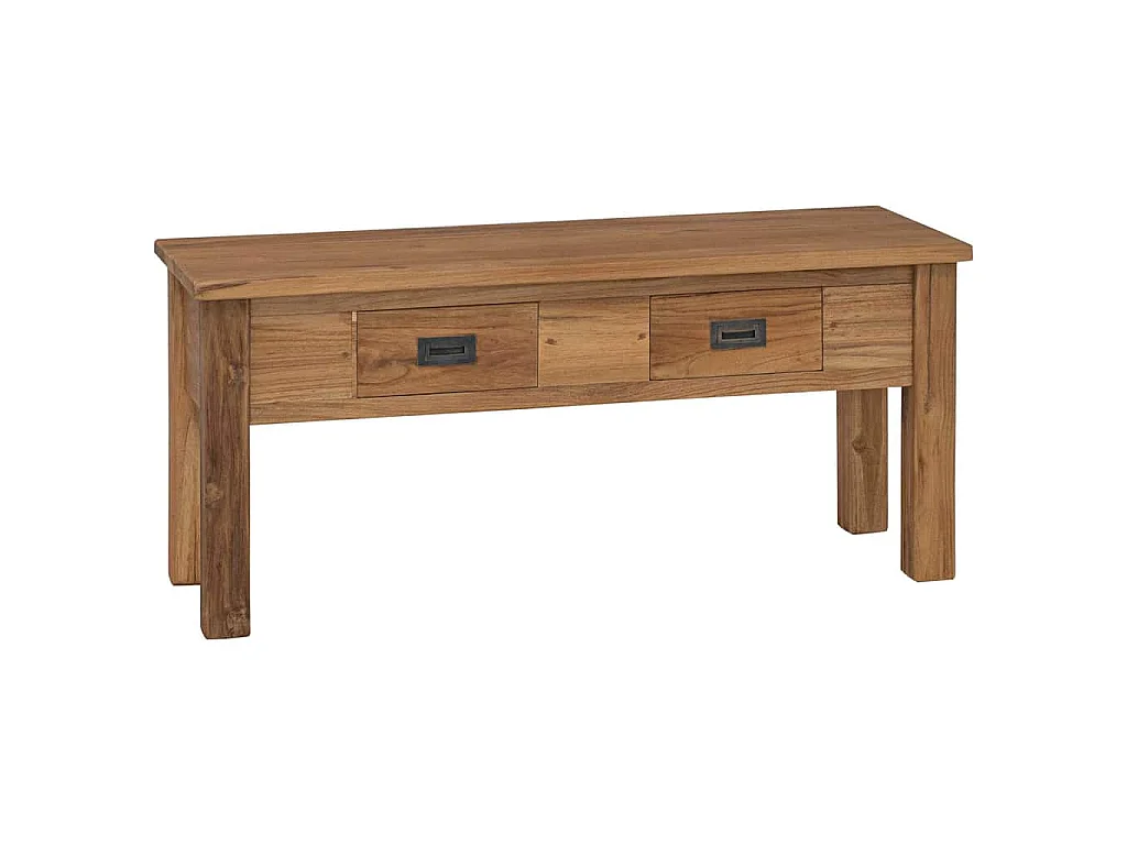 Panca in Legno Teak 90x30x40 cm