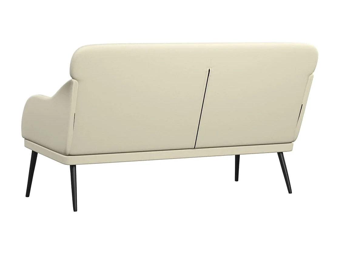 Banc Crème 110x76x80 cm Similicuir