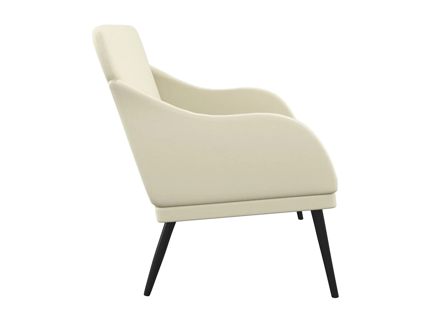 Banc Crème 110x76x80 cm Similicuir
