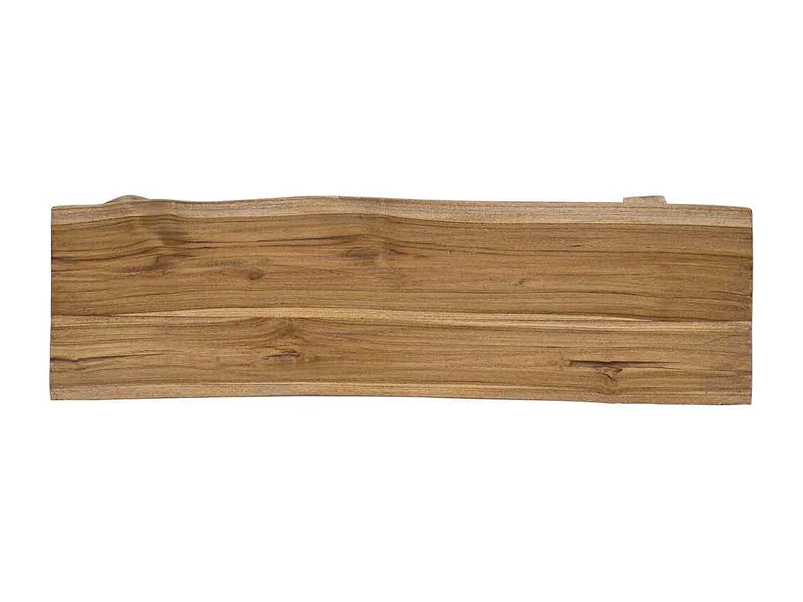 Panca Legno Massello Recupero Misto e Teak Massello 100x28x43cm