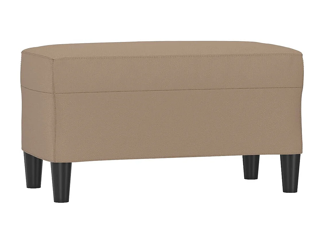 Banc Cappuccino 70x35x41 cm Similicuir