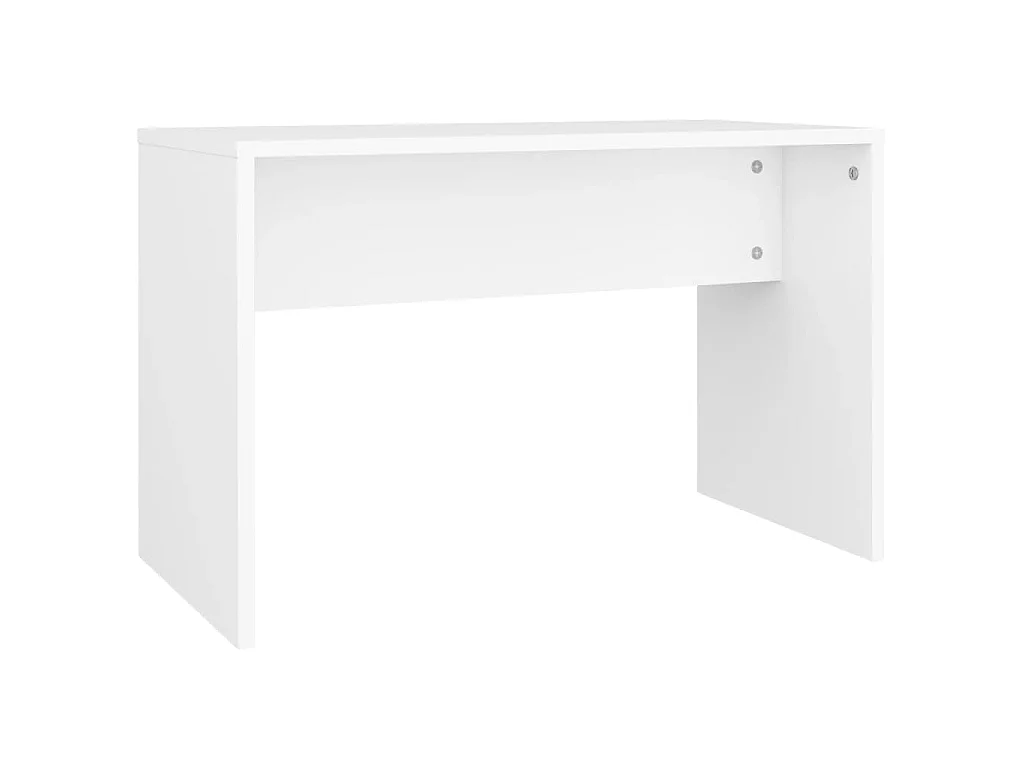 Tabouret de toilette Blanc 70x35x45 cm Bois d'ingénierie