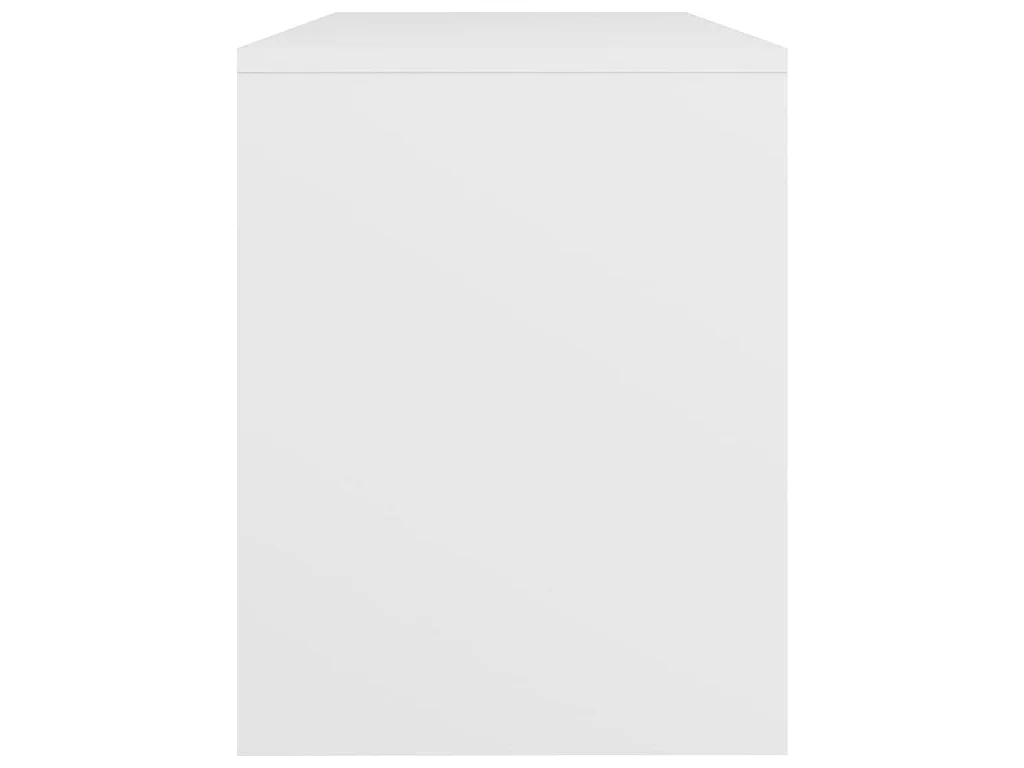 Tabouret de toilette Blanc 70x35x45 cm Bois d'ingénierie