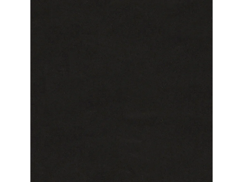 Banco de terciopelo negro 110x40x70 cm