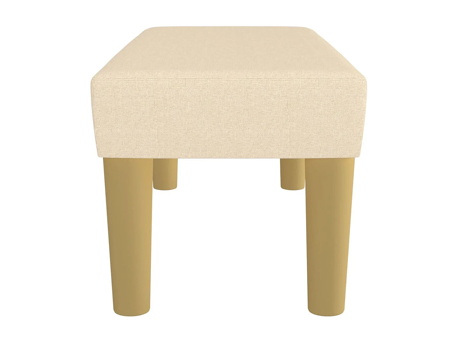 Banc Crème 70x30x30 cm Tissu