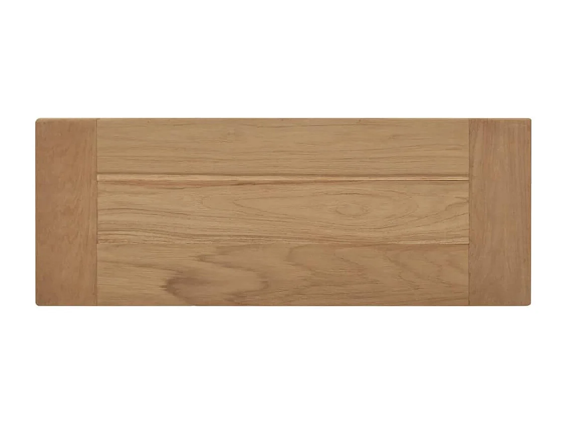 Bank 80 cm Massivholz Teak