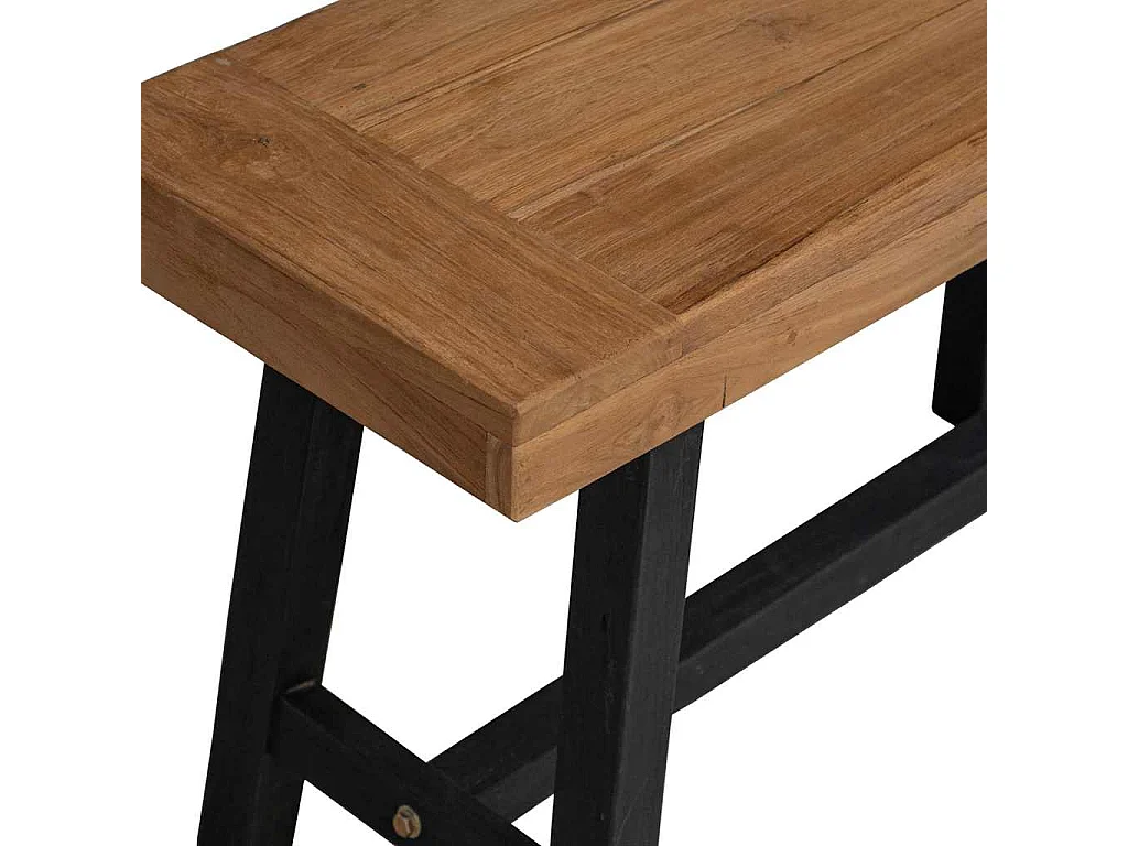 Banco de madera maciza de teca 80 cm