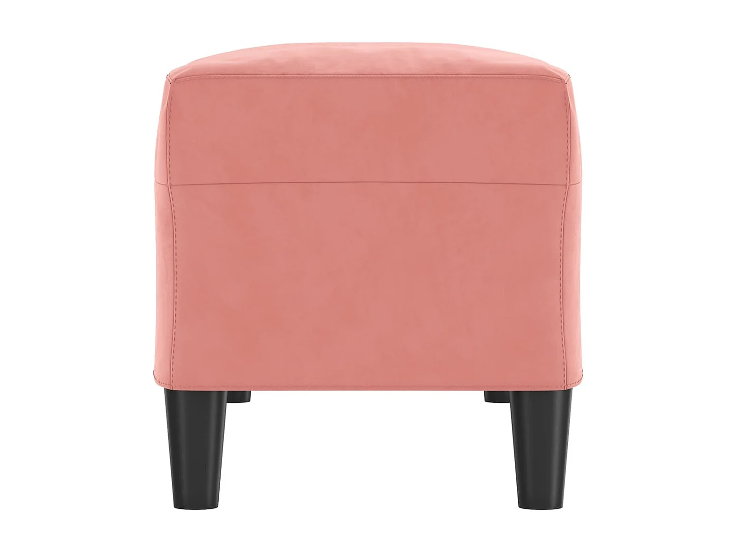 Sitzbank Rosa 100x35x41 cm Samt