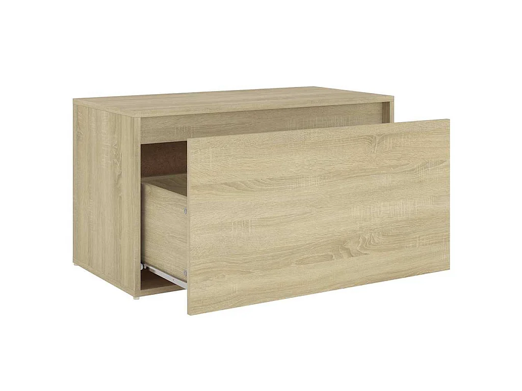 Banc d'entrée 80x40x45 cm Chêne sonoma Bois d'ingénierie