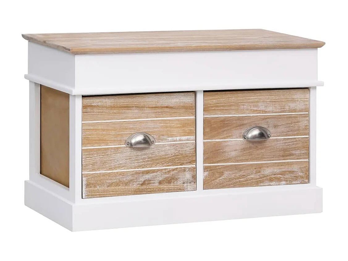 Flurbank 70 x 35 x 45 cm Paulownia Holz