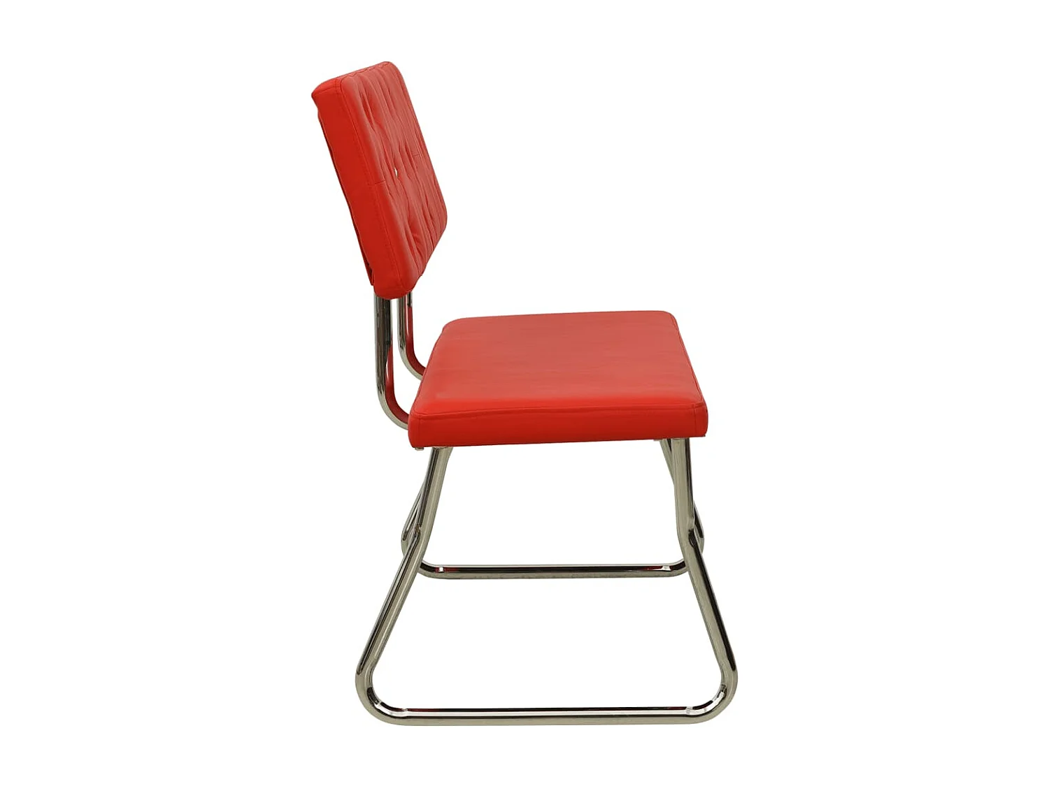 Banc 110 cm Rouge Similicuir