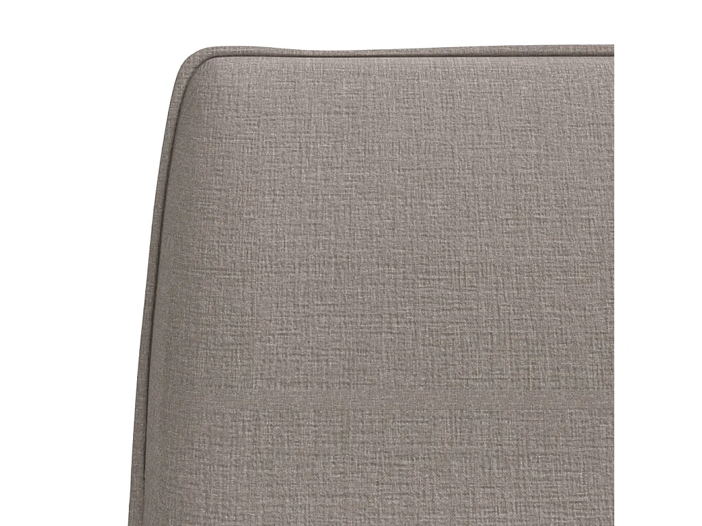 Banc Taupe 100x75x76 cm Tissu