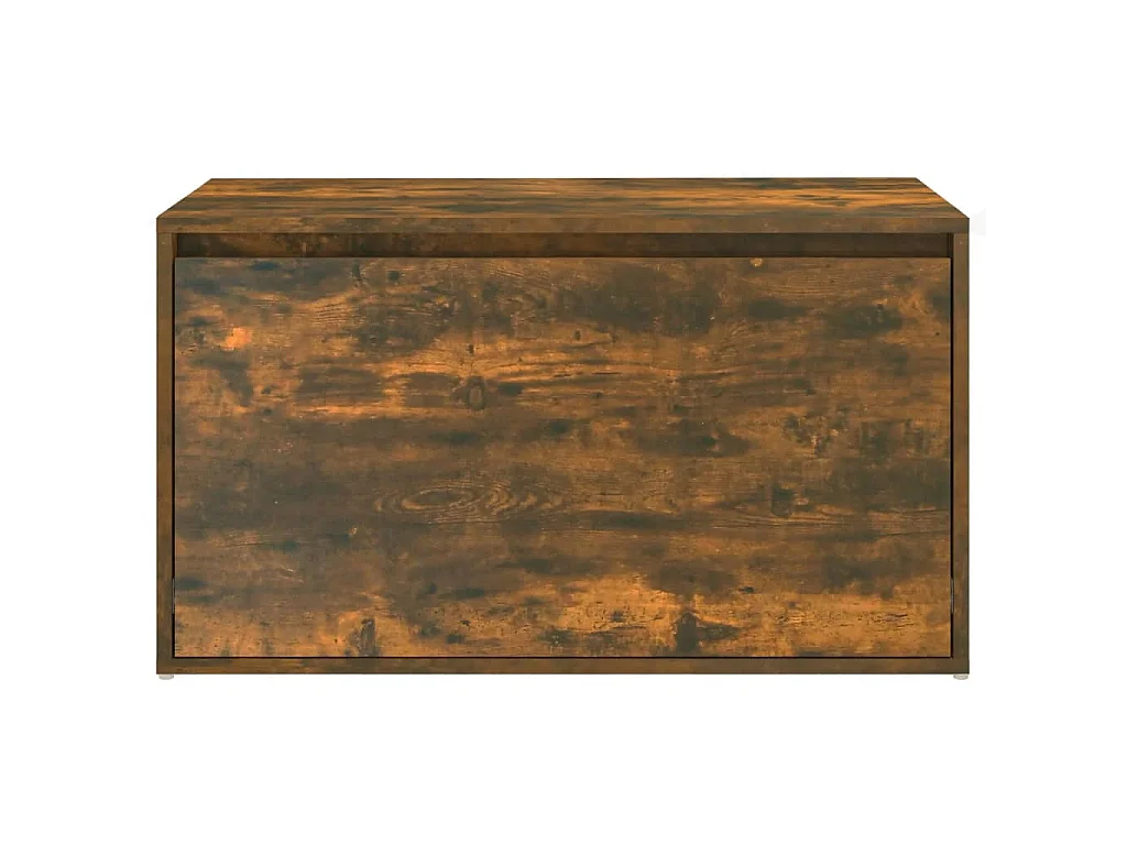 Banc d'entrée 80x40x45 cm Chêne fumé Bois d'ingénierie