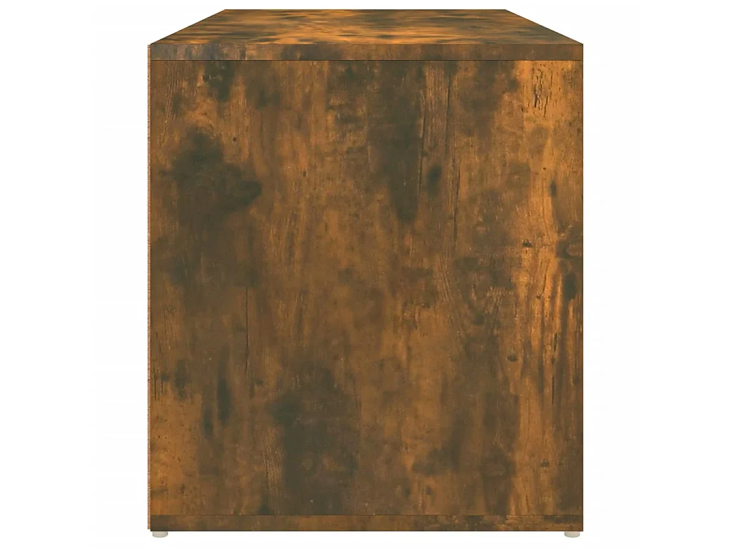 Banc d'entrée 80x40x45 cm Chêne fumé Bois d'ingénierie