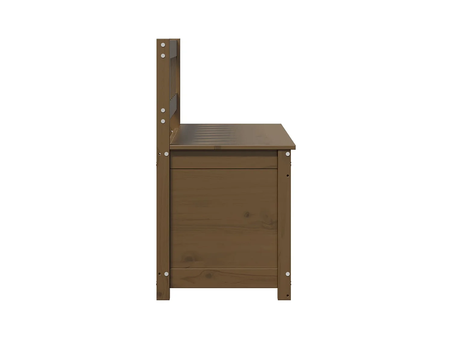 Banc Marron miel 110x41x76,5 cm Bois de pin massif
