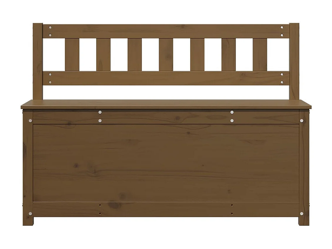 Banc Marron miel 110x41x76,5 cm Bois de pin massif