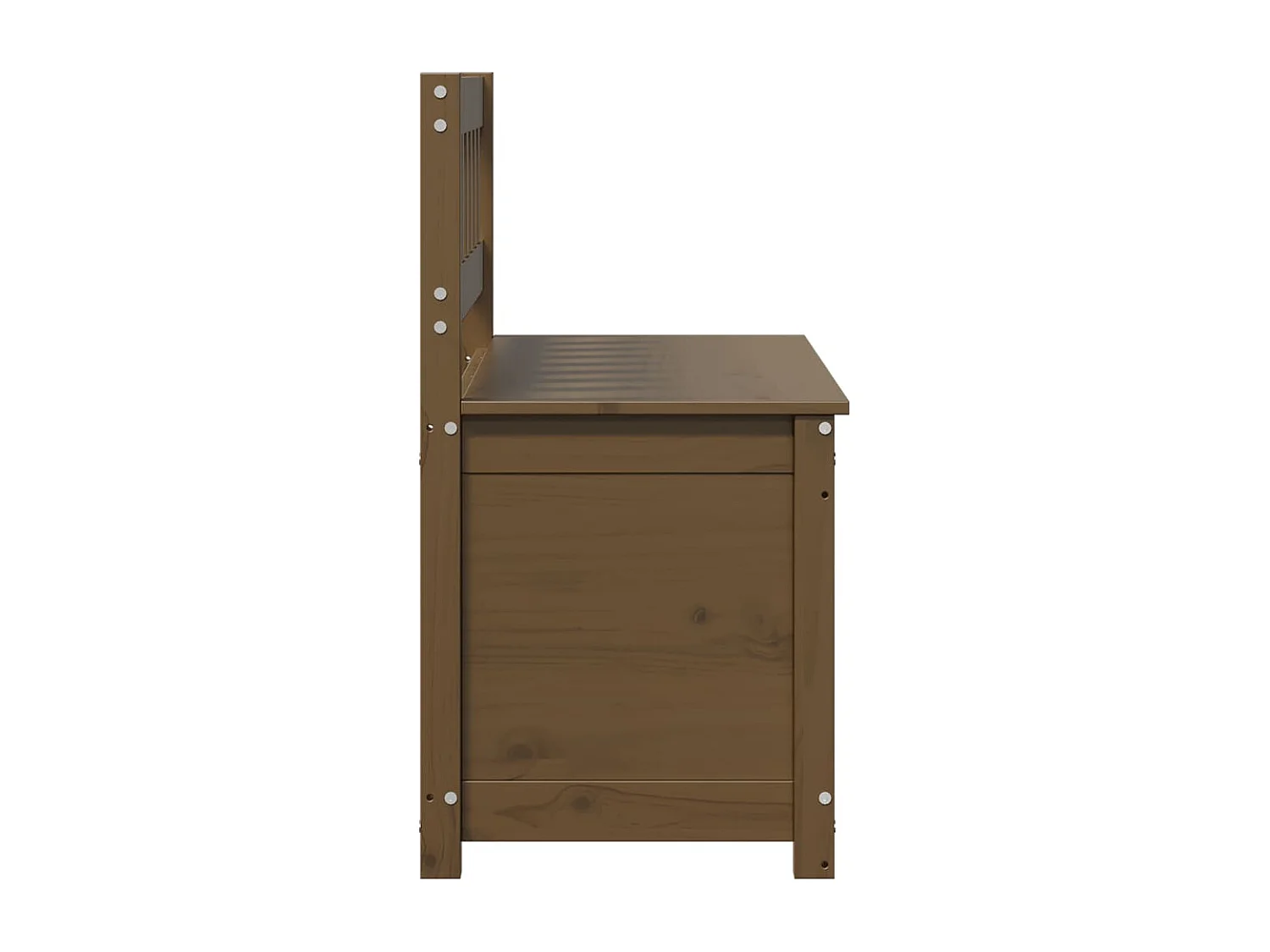 Banc Marron miel 110x41x76,5 cm Bois de pin massif