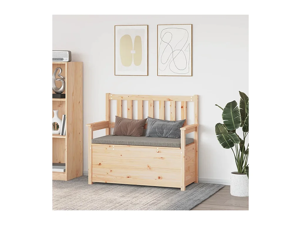 Banc 112,5x51,5x96,5 cm Bois de pin massif