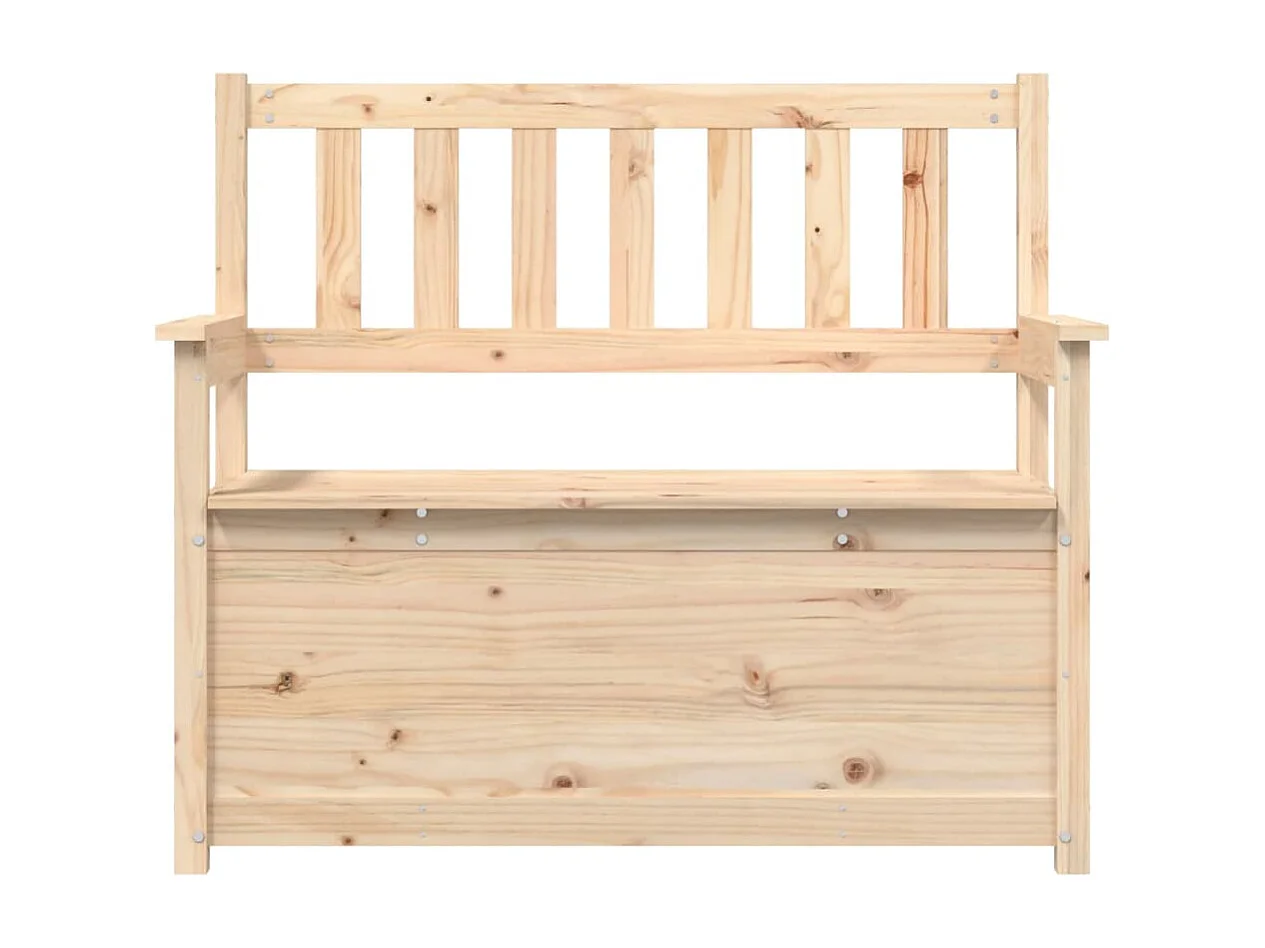 Sitzbank 112,5x51,5x96,5 cm Massivholz Kiefer