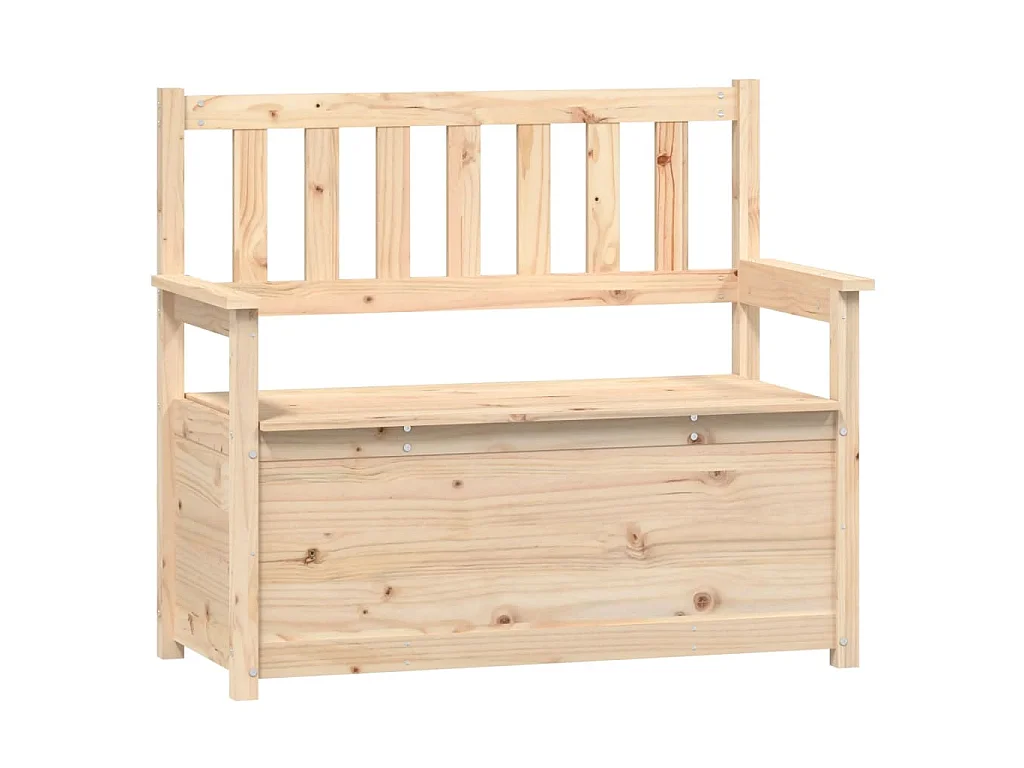 Banco de madera maciza de pino 112,5x51,5x96,5 cm