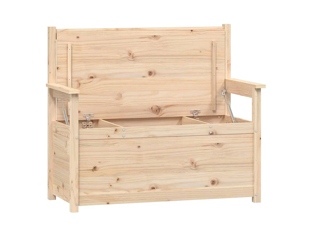 Banco de madera maciza de pino 112,5x51,5x96,5 cm