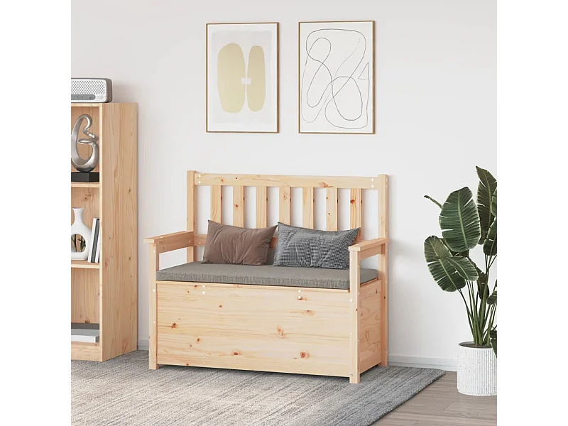 Bankje 112,5x51,5x96,5 cm massief grenenhout