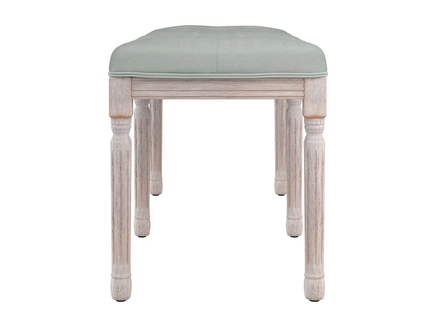 Panca Grigio Chiaro 110x40x49 cm in Velluto