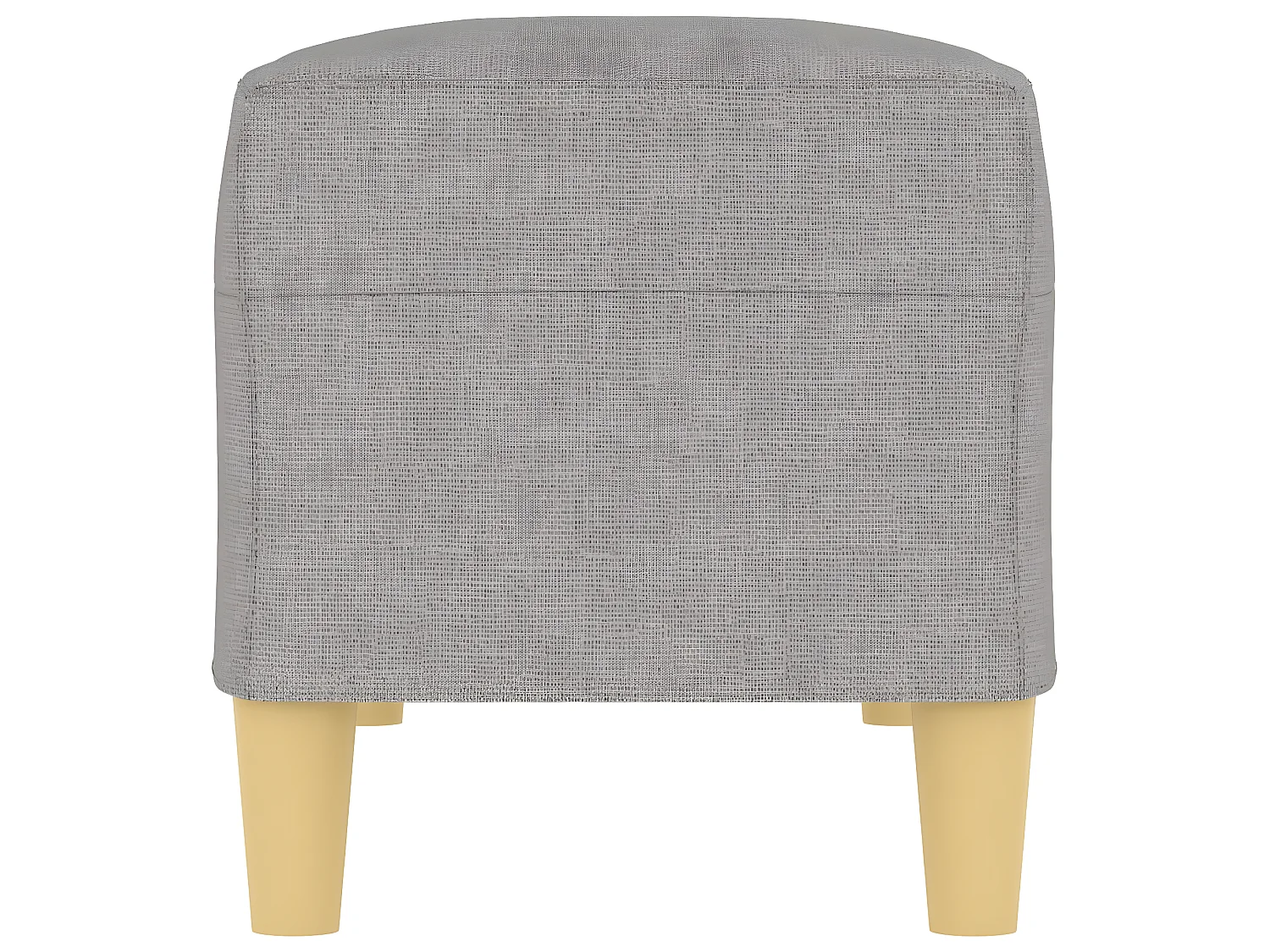 Panca Grigio chiaro 100x35x41 cm in Tessuto