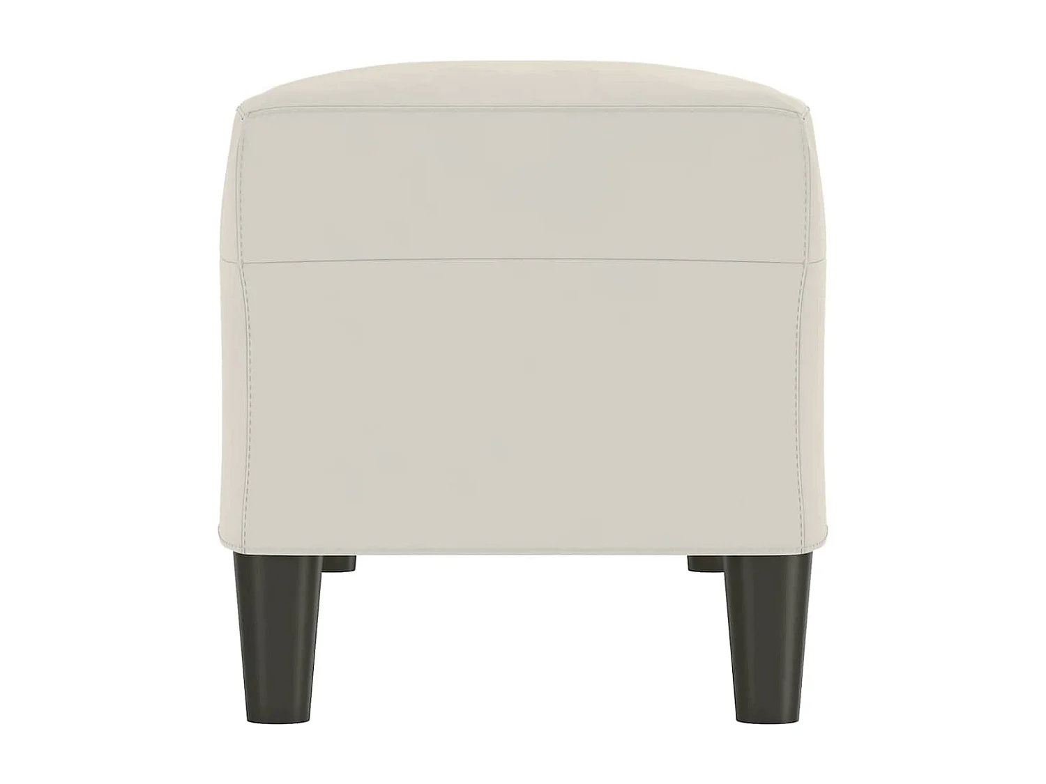 Banc Crème 100x35x41 cm Velours