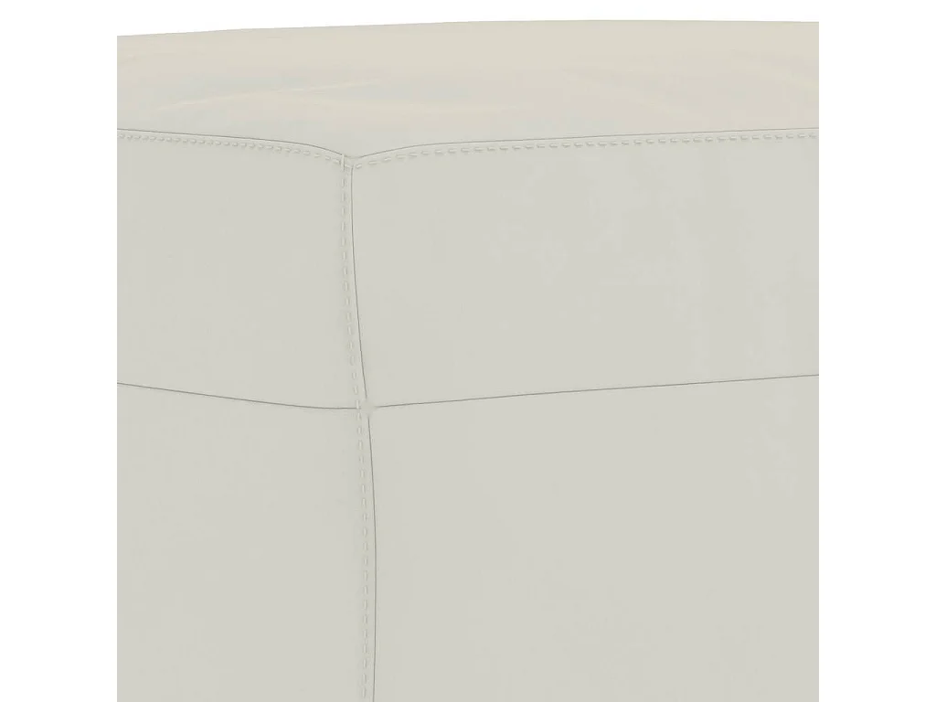 Banc Crème 100x35x41 cm Velours