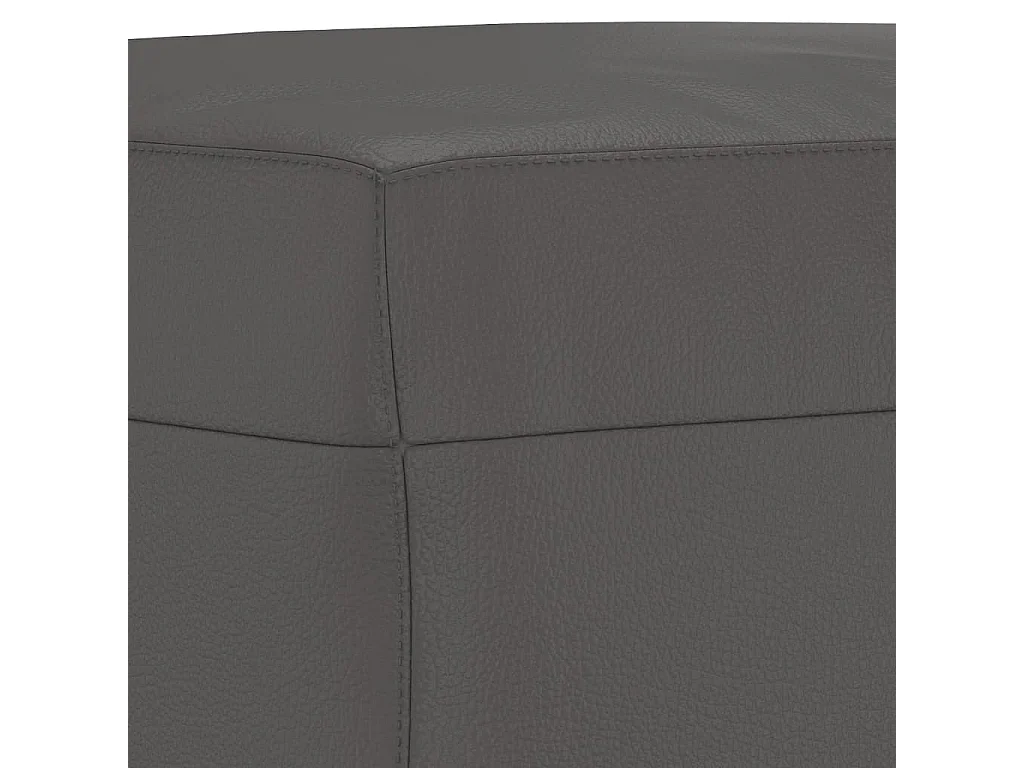 Banc Gris 100x35x41 cm Similicuir