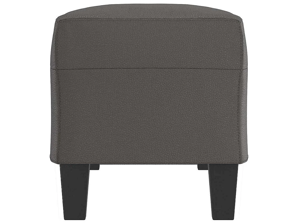 Panca Grigia 100x35x41 cm in Similpelle