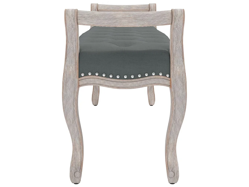 Panca Grigio Scuro 110x45x60 cm in Tessuto