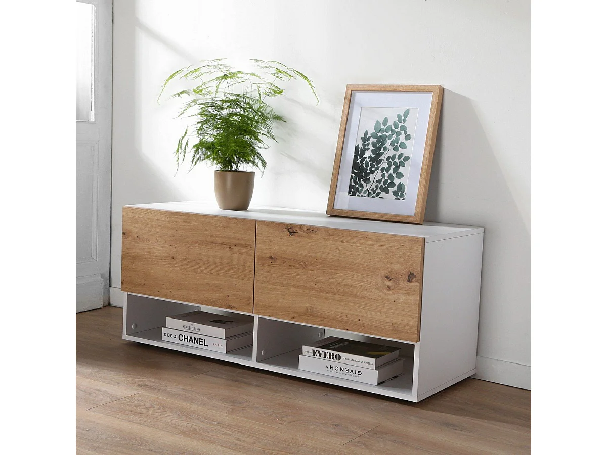 Aufbewahrungsbank mit 2 Schubladen 108,9x41,7x46,1 cm