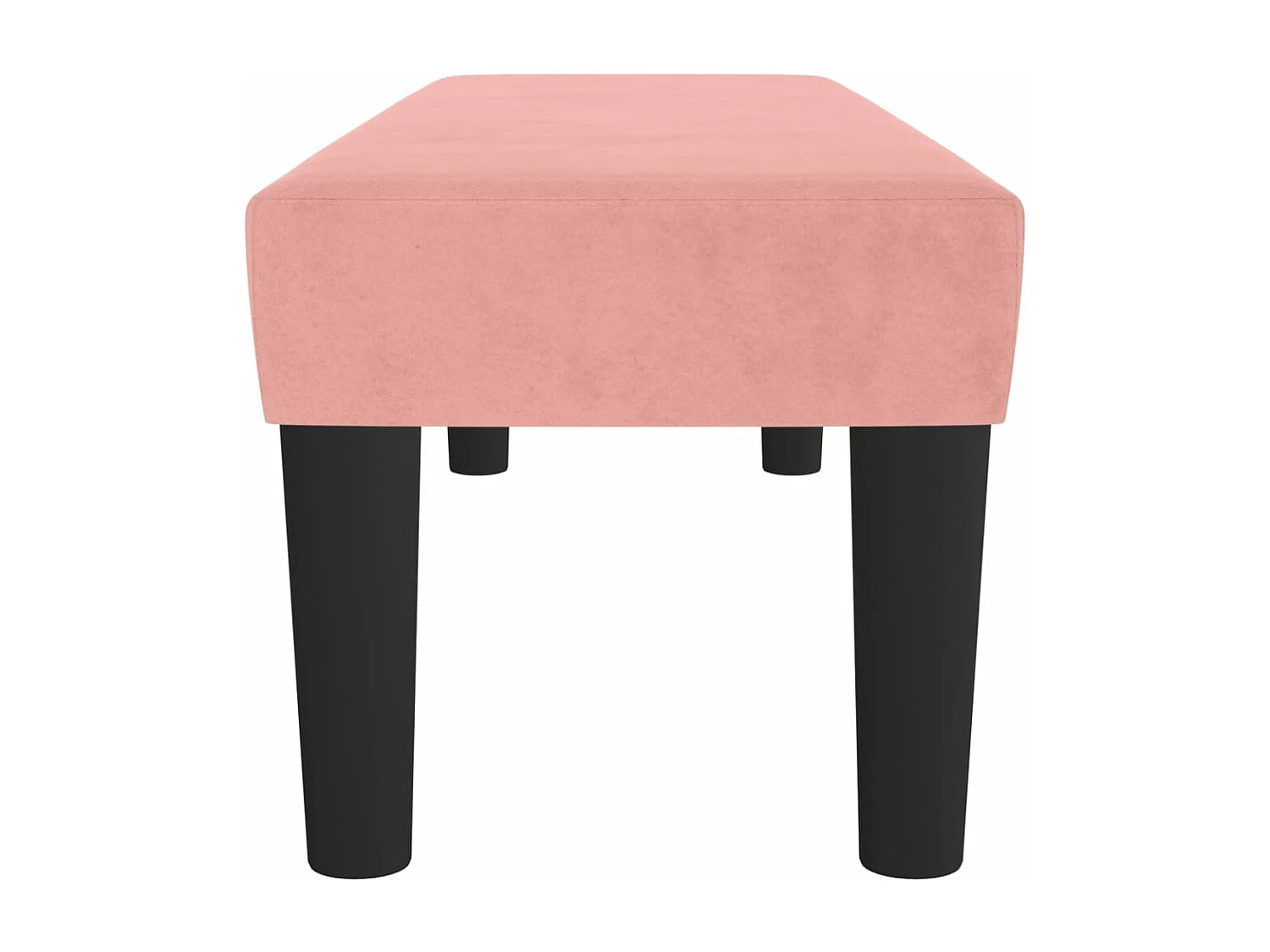 Banco 100x30x30 cm veludo rosa