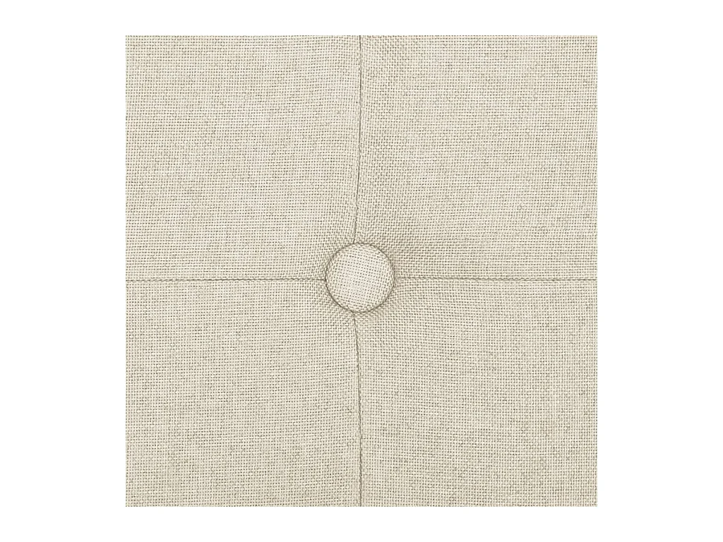 Opbergbank inklapbaar kunstlinnen crèmewit