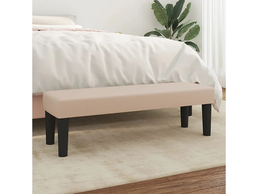 Panca Cappuccino 100x30x30 cm in Similpelle