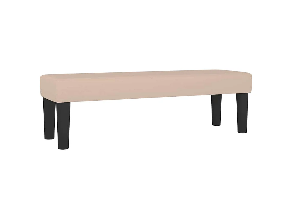 Banc Cappuccino 100x30x30 cm Similicuir