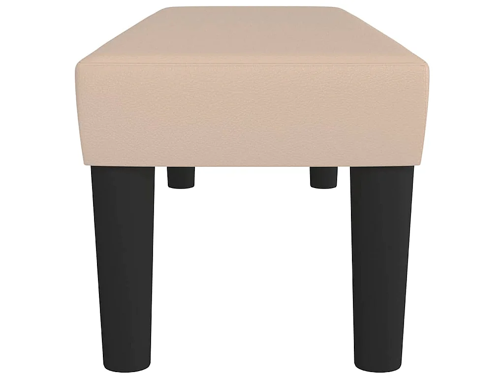 Banc Cappuccino 100x30x30 cm Similicuir