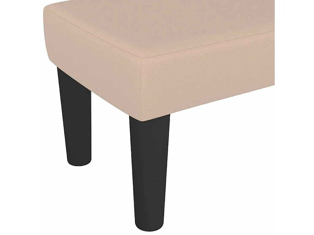Banc Cappuccino 100x30x30 cm Similicuir
