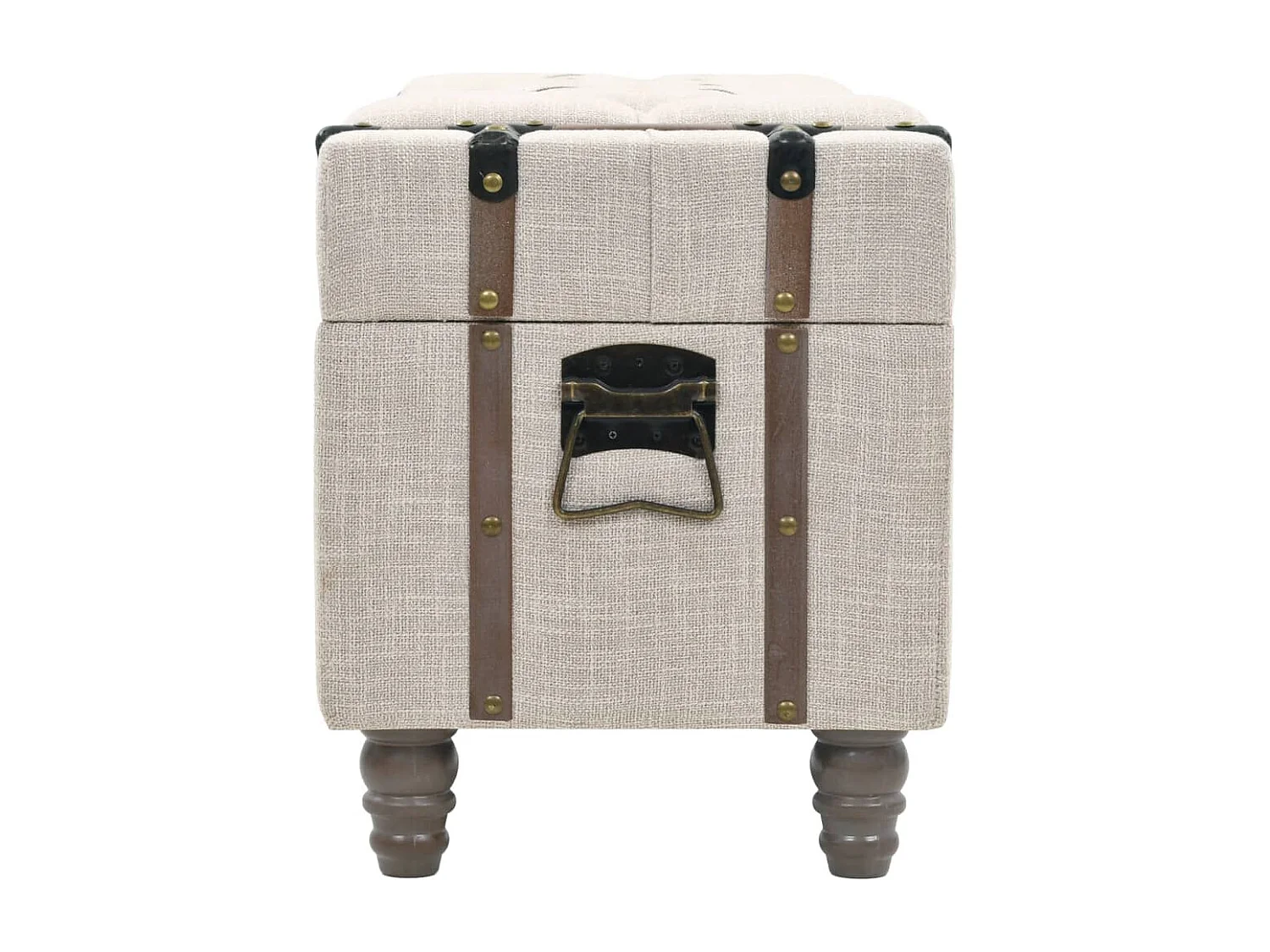 Ensemble de bancs de rangement 3 pcs Bois massif et acier