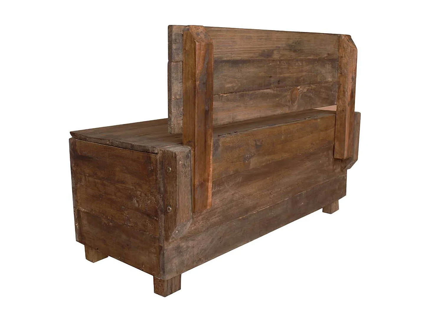 Bank 86x40x60 cm massief mahoniehout