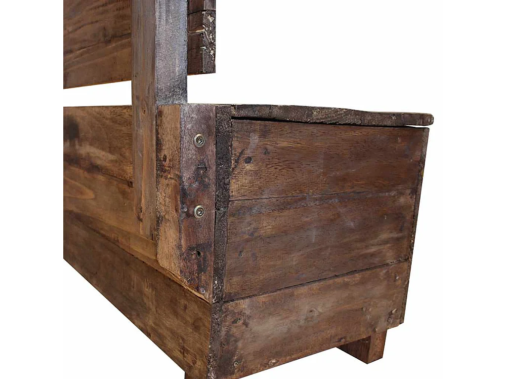 Bank 86x40x60 cm massief mahoniehout