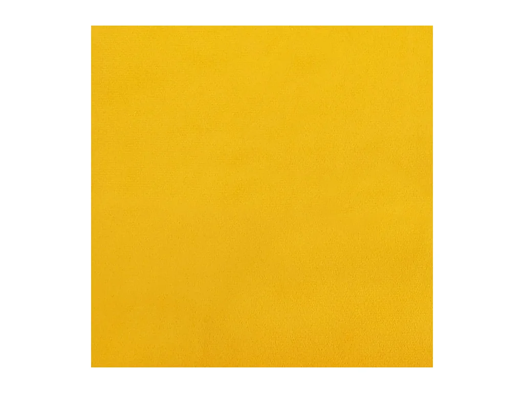 Panca Giallo 70x35x41 cm in Velluto