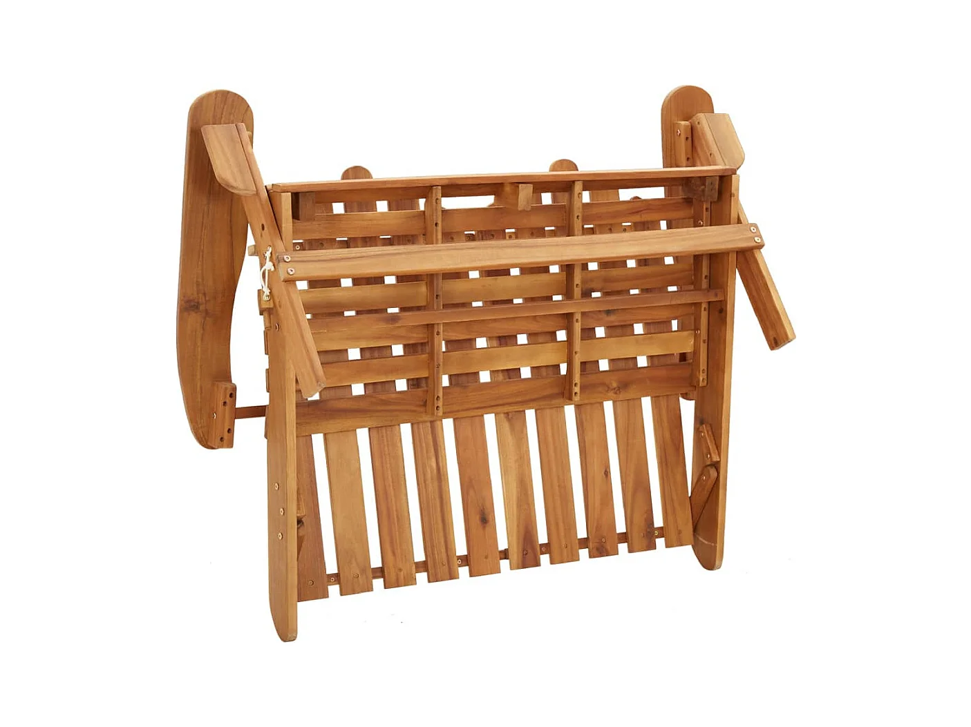 Ensemble de salon de jardin Adirondack 2 pcs bois acacia solide