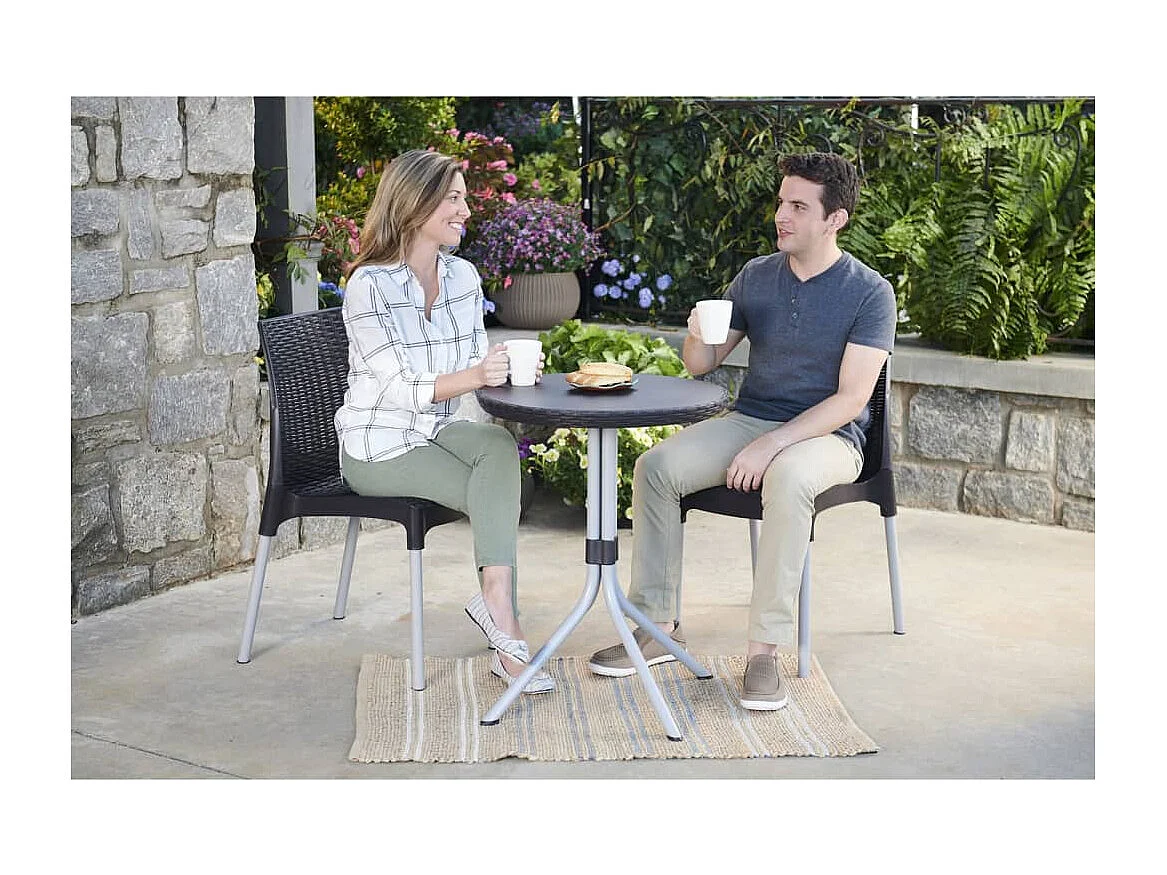 Bistro-Set Chelsea Graphit 223562