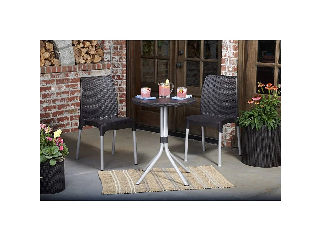 Jeu de bistro Chelsea Graphite 223562