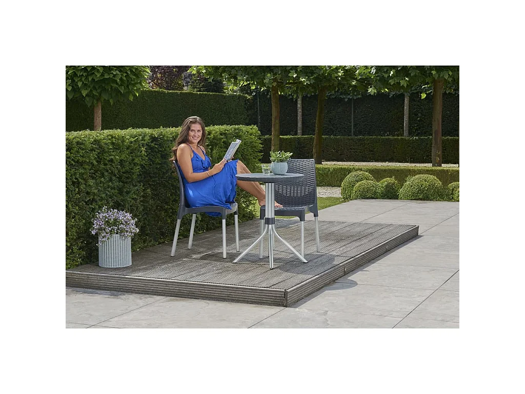 Jeu de bistro Chelsea Graphite 223562