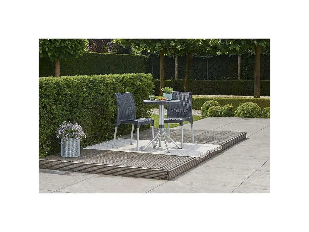 Jeu de bistro Chelsea Graphite 223562